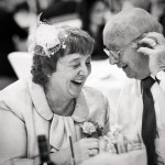 Black & White Wedding Guest Photo