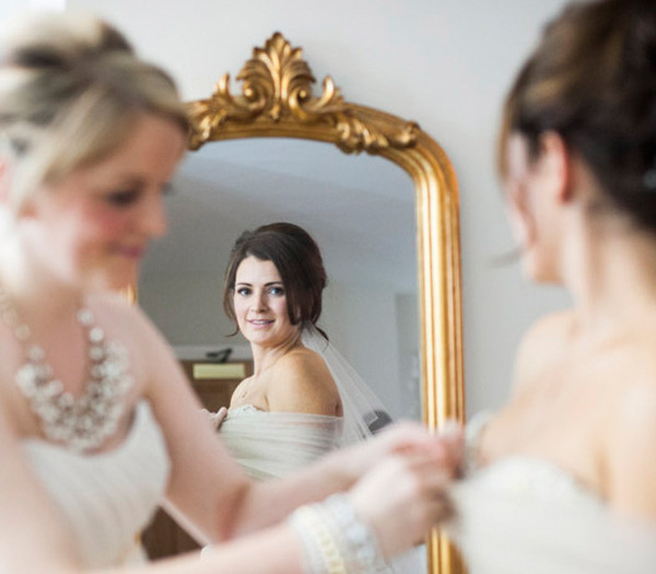 Prepping the bridal prep